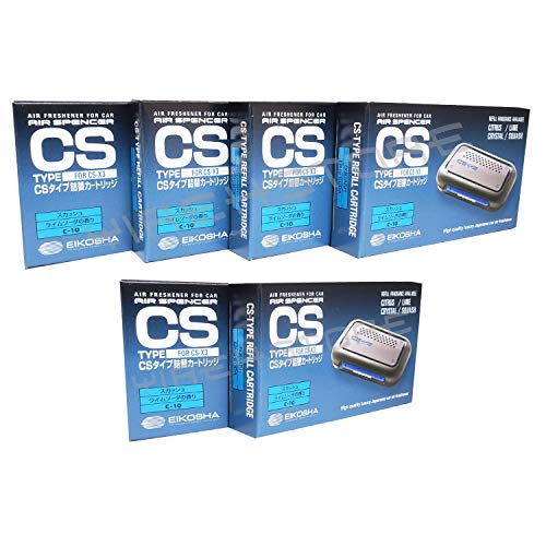Image of JDM CSX3 fresh Squash scent 2 Units and 6 Refill Cartridges CS-X3 Bundle Car Air Freshener