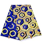 African Fabric 6 Yard Printed Wax Cloth African Ankara Fabric for Party Dress fp6258