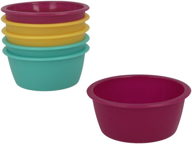 Metaltex Mini Cake Tin, Multi-Colour, 6-Piece