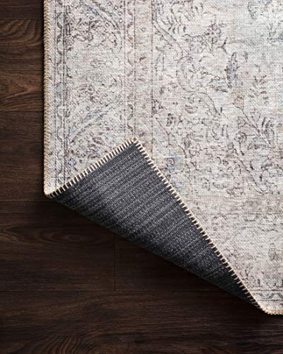 Tapete corredor Loren Loloi 2'6" x 7'6" plata pizarra miniatura 5