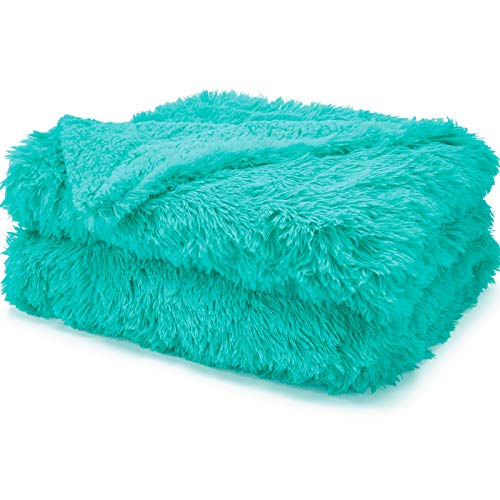 The Connecticut Home Company Luxury Shag Bed Throw Blanket, Twin...