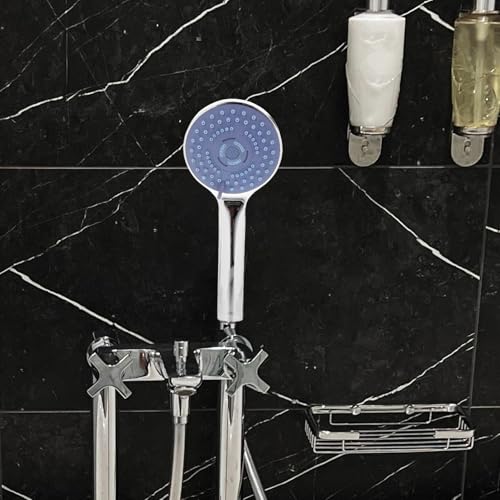 Pommeau de douche à main économiseur d'eau 5 réglages débit résistant