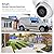 VIKYLIN 4K 8MP PoE IP Camera Outdoor, 4K PoE Turret Camera with Human Vehicle Detection,2.8mm Lens, 98ft EXIR2.0 Night Vision,Built-in Mic, WDR,IP67 Weatherproof, Plug & Play,Blue Iris, NDAA Compliant