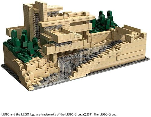 Amazon Lego R Architecture レゴ R アーキテクチャー Fallingwater カウフマン邸 落水荘 ブロック おもちゃ