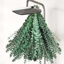 32 PCS Dried Eucalyptus Bundle for Shower - 17" Large Preserved Eucalyptus Stems Plant, Fresh Real Plants Leaves for Shower Hanging, Artificial Flowers Arrangement, Home Bathroom Decor