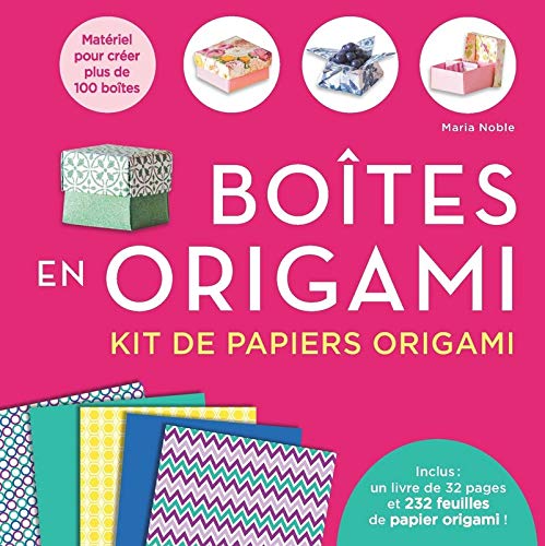 Télécharger Boîtes en origami Kit de papiers origami PDF