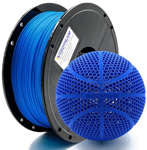 Image of FlexiTough Flexible Filament Specifically for Printing Real-Game Bouncy Airless Basketball,1.75mm,1KG (2.2lbs), Royal Blue