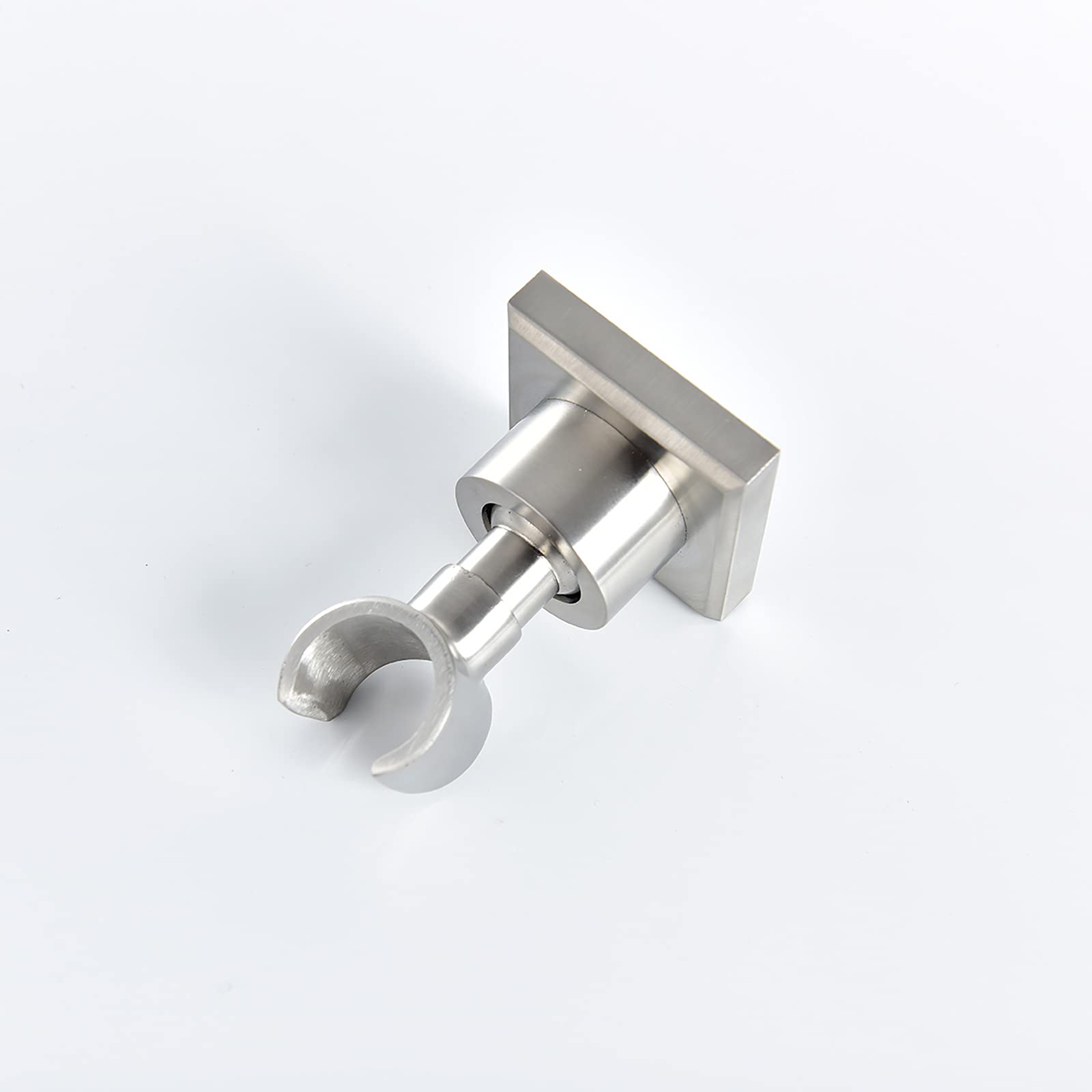 Soporte de Ducha, Soporte Giratorio Ajustable for Varilla de Ducha Acero(Square)
