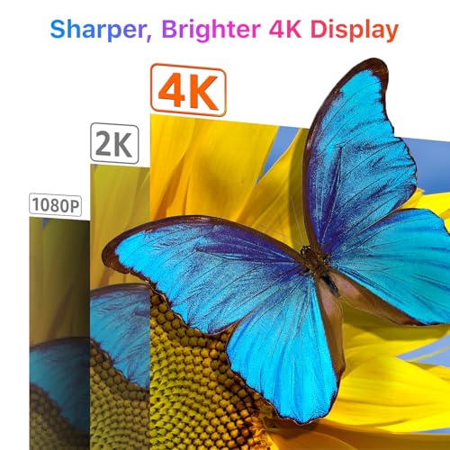 Image of kksmart Portable Monitor for Laptop MacBook Surface PC Xbox PS5, Travel Monitor Second Screen for Laptop, HDMI USB-C VESA Compatible Built-in Speaker, 17.3