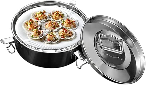 Miniatura 2 de Molde de flan, molde de acero inoxidable, máquina de flan Flanera con tapa y hebilla, mango ergonómico, máquina redonda de gran capacidad para