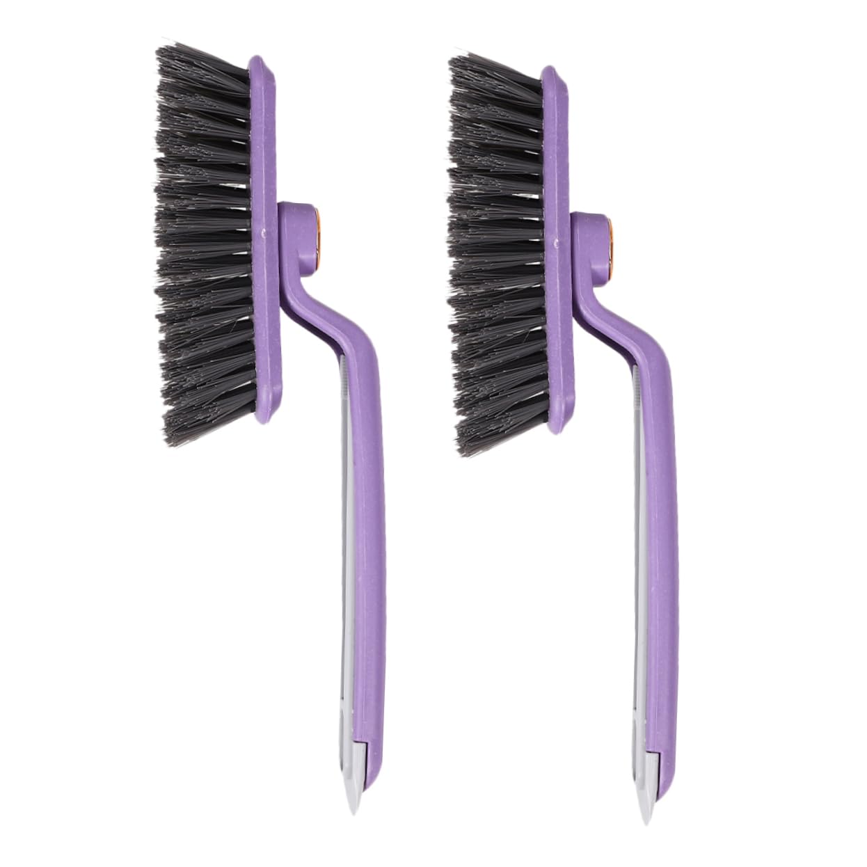 SHERCHPRY 5 Series Cepillo De Limpieza Giratorio Cepillo De Limpieza De Grietas Limpiar Polvo Herramientas De Limpieza De Rieles De Ventanas Cepillo para Fregar Páginas Púrpura 2 Piezas X 5