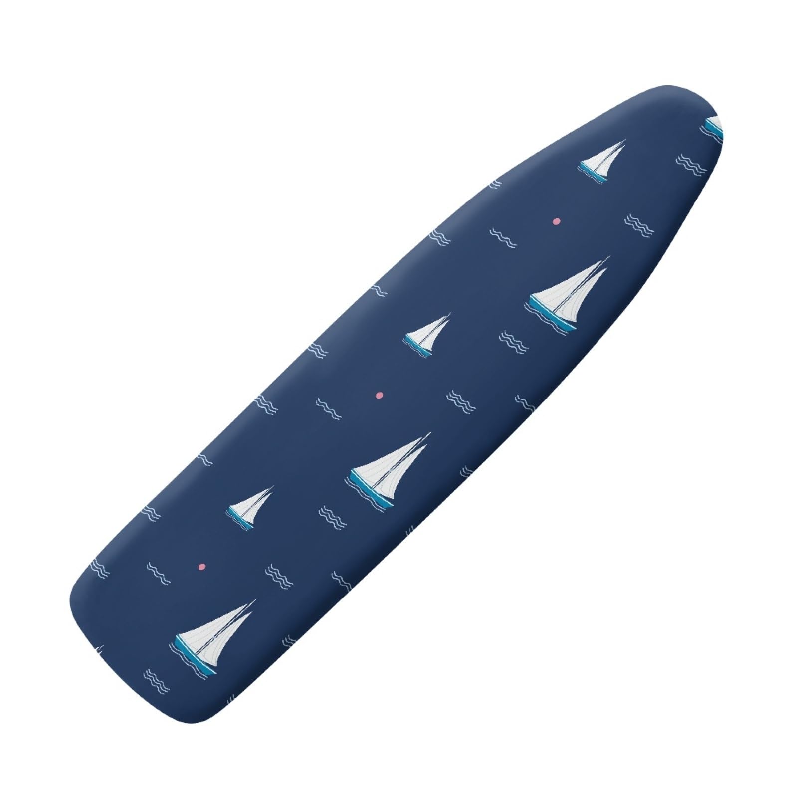 Ironing Board Covers White Boat Ironing Board Cover Resist Scorching and Staining, Adjustable Fastener, Heat Reflective & Vapour Permeable,Easy Fit in Multiple Sizes