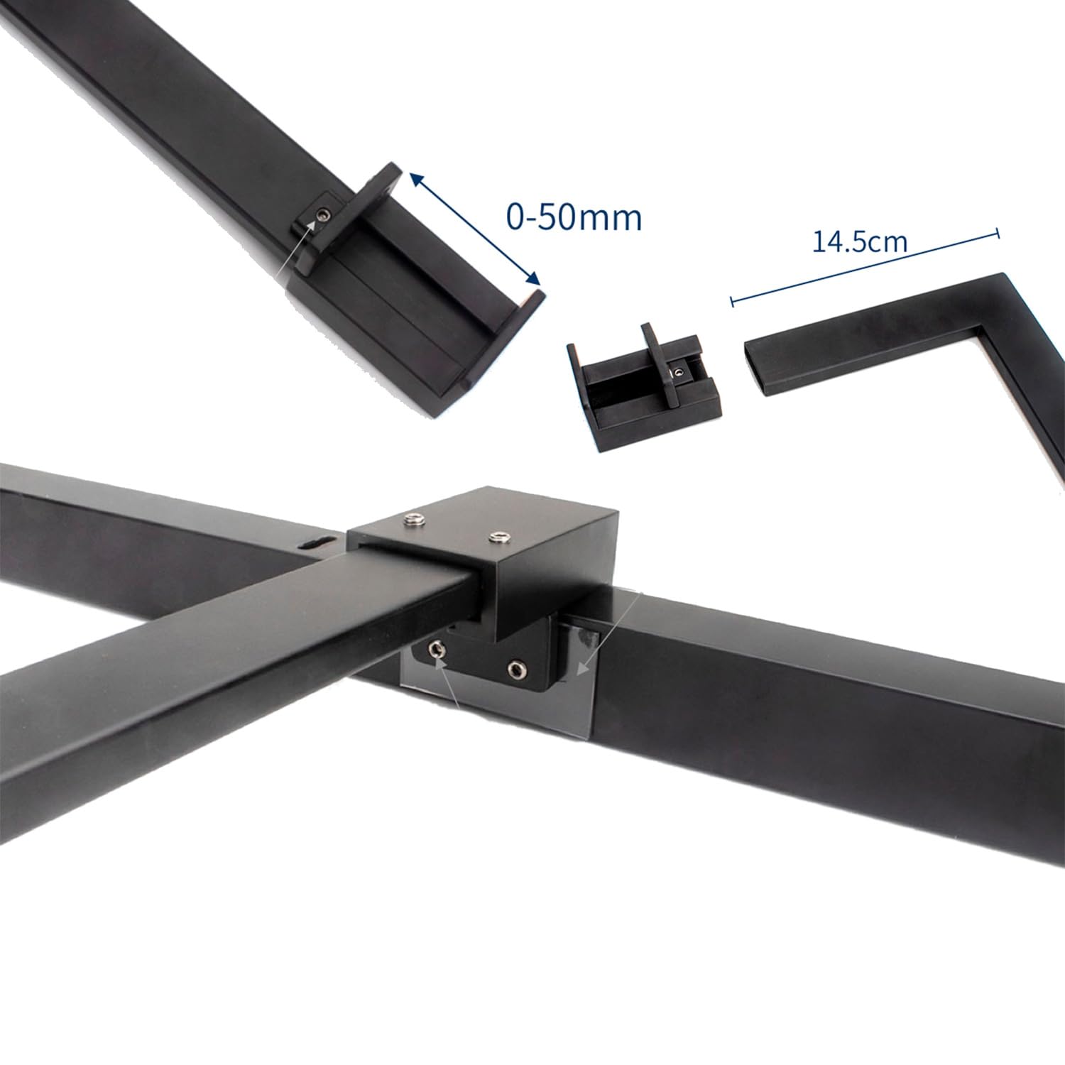 Stabilizator w kształcie litery L uchwyt stabilizujący drążek do ściany prysznicowej Walk In stal szlachetna srebrny 90 cm