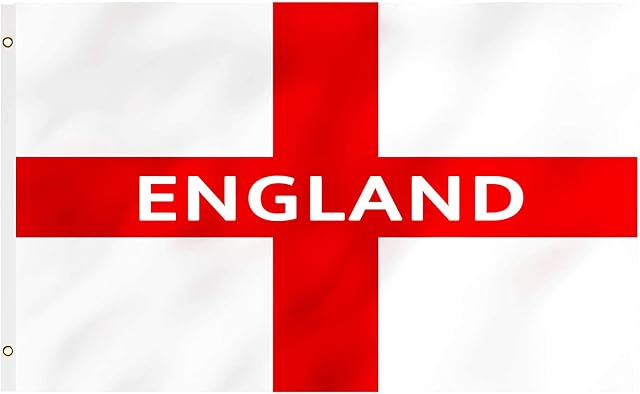 6 Nations England Flag St Georges Cross Six Nations Rugby Football Decorations for World Cup Flag  Large 5ft x 3ft England World Cup Flag - Decorations Indoor/Outdoor England National Flag