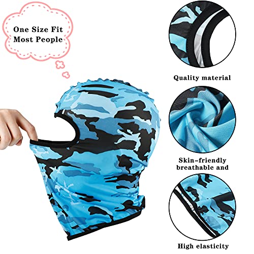 8 Pieces Sun Protection Balaclava Windproof Balaclava Uv Protection Full Face Covering For Outdoor Sports(Camouflage Pattern) #TOP5