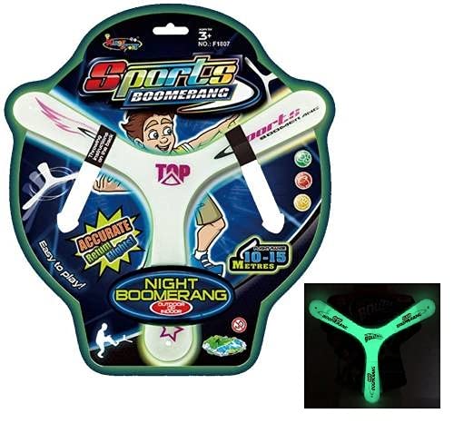 Boomerang Glow in The Dark | Night Glow Boomerang | Toys Kids & Adult | Returning Boomerang