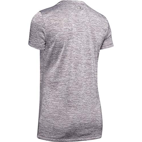 Image of Under Armour Womens Tech V-Neck Twist Short-Sleeve T-Shirt