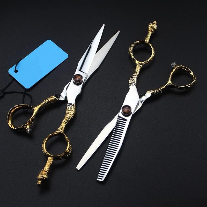 Hair Cutting Shears Hair Cutting 6 Inch Professional 440c 9cr Cutting Barber Haircut Thinning Shears Hairdressing Hair Cutting Tools