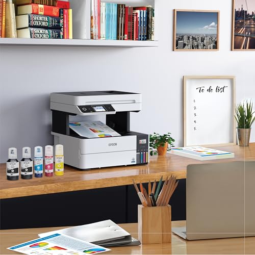 Image of Epson EcoTank Pro ET-5180 Wireless Color All-in-One Supertank Printer with Scanner, Copier, Fax Plus Auto Document Feeder and PCL /Postscript (Renewed Premium)