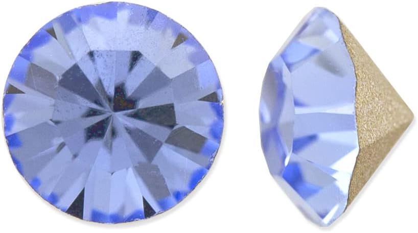 Preciosa Crystal Maxima Chaton 3mm (PP24) Light Sapphire (Package of 50)