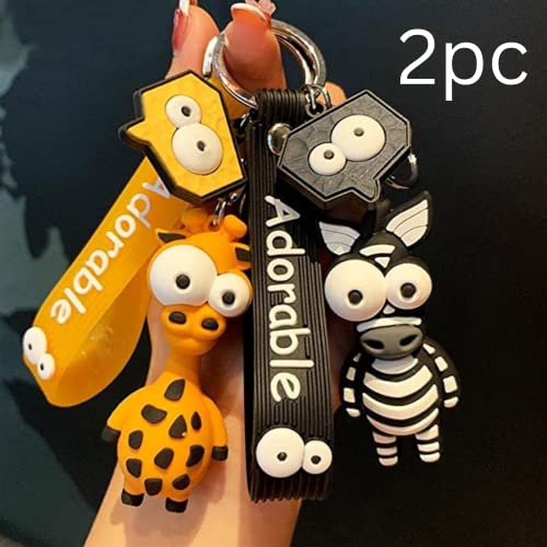 Image of Cute Cartoon BTS Keychain for Girls and Boys - Gift for Army and Kpop Lovers - Bag, Luggage Keyrings, Albums Keys Gifts