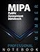 Produktbild MIPA Notebook, Public Accountant Certification Exam Preparation Notebook, 140 pages, MIPA examination study writing notebook, Dotted ruled/blank ... 8.5 x 11, Glossy cover pages, Black Hex