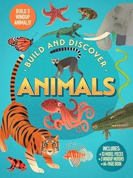 Paperback Build & Discover Animals Book