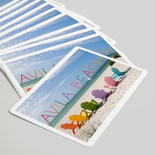 Avila Beach California Juego de 52 Cartas Poker miniatura 5