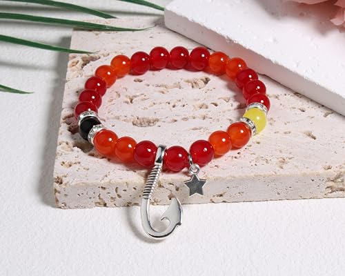 QqzsJewls Horror Nights Inspired Bracelets, Costume Gifts for Game Fans, Beaded Stone Bracelets Birthday Christmas Gifts for Best Friend Sister Daughter Son Niece3