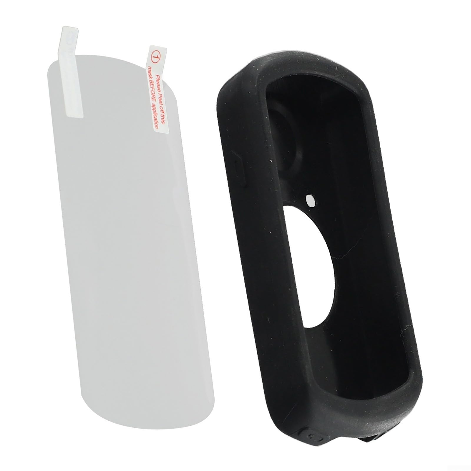 Custom Fit Silicone Case for Garmin Edge 1030 Plus/1030 with Screen Protector (Black)