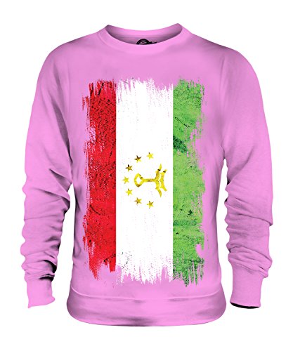 Sweat Tadjikistan Drapeau Grunge pull col rond original vêtement mode streetwear