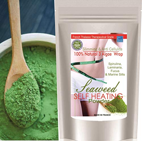 Fizzing Detox Inch- Loss and Weight Control Mud Body Wrap ● Self-Heating Seaweed 100% Natural Powder 200g - Afbeelding 6