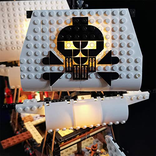 Sugeren LED Beleuchtungsset für Lego Piratenschiff 31109, LED Licht Set kompatibel mit LEGO 31109 (Ohne Lego Set) – Bild 5