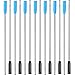 Jovitec 24 Pieces Replaceable Ballpoint Pen Refills Metal Pen Ink Refills Smooth Writing 4.5 Inch (11.6 cm) and 1 mm Medium Tip for Gifts Office(Black and Blue)