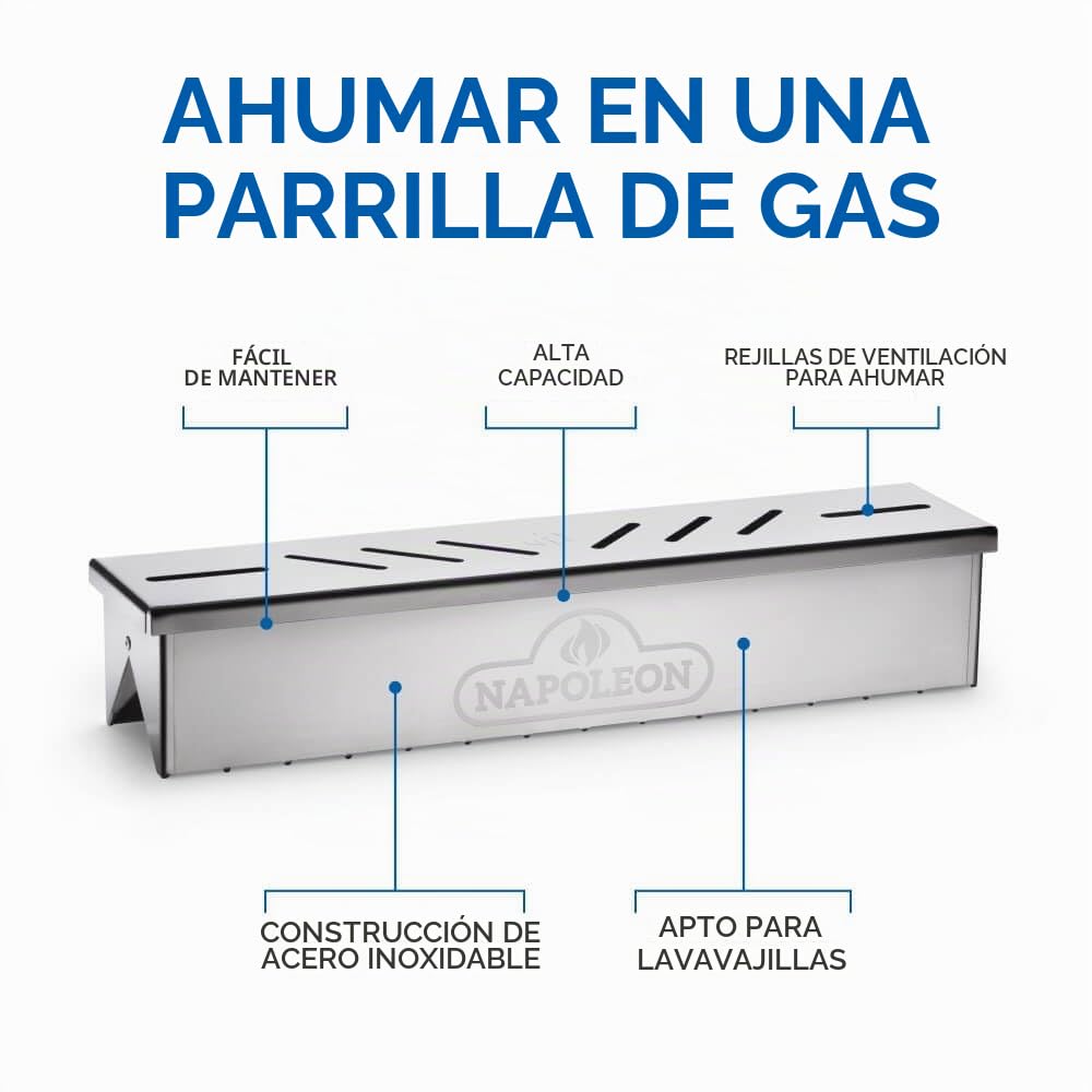 Napoleon 67013 Acero inoxidable Smoker Box accesorio de barbacoa/grill