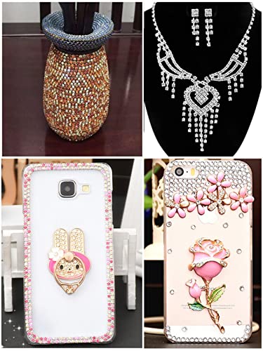 Garniture strass cristal AB pour customiser robe de soirée et sacs