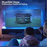 Invision Uchwyt ścienny do telewizorów i ekranów 37–75 cali, uniwersalny uchwyt ścienny do telewizora do 50 kg – ruchomy uchwyt ścienny do telewizora VESA 200x100mm - 600x400mm (DXL-DE-IA)