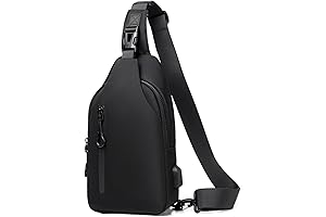 USB Sport Sling Backpack for Men and Women