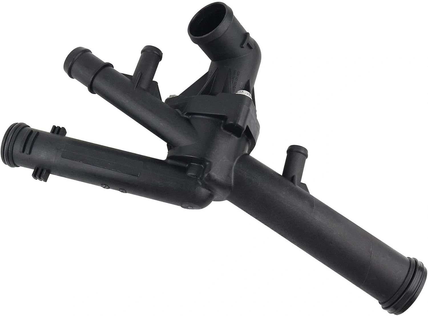 Engine Coolant Thermostat Housing Compatible with Porsche Cayenne 3.6L 2011-2018 Replace 95810606000 958-106-060-00
