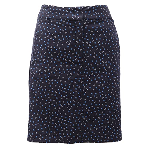 Gonna Marella 9346AF confection italienne haut de gamme motif bleu