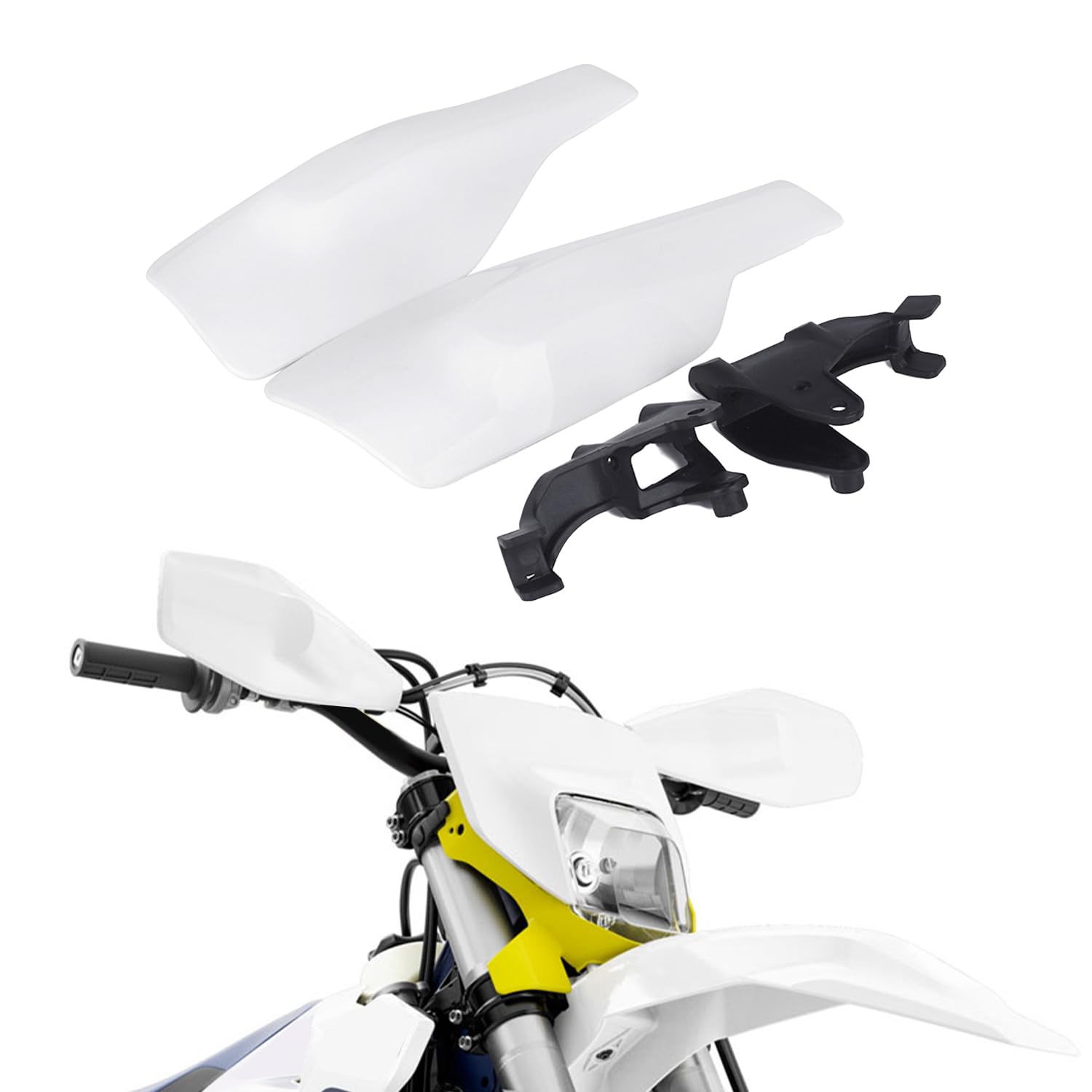 Protège-Mains Moto Tout-Terrain Universels - Anti-Vent, Anti-Collision, Compatibles VTT, Motocross, Scooter, Vélo Électrique