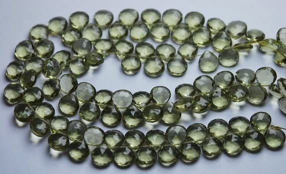 Quartz miel briolette 8mm pour créer vos bijoux d'été bohème chic