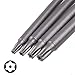 Rocaris 16 Pack 1/4 Inch Hex Shank Long Magnetic Screwdriver Bits Set 4 in Power Tools(Slotted+Cross+Hex+Plum blossom)