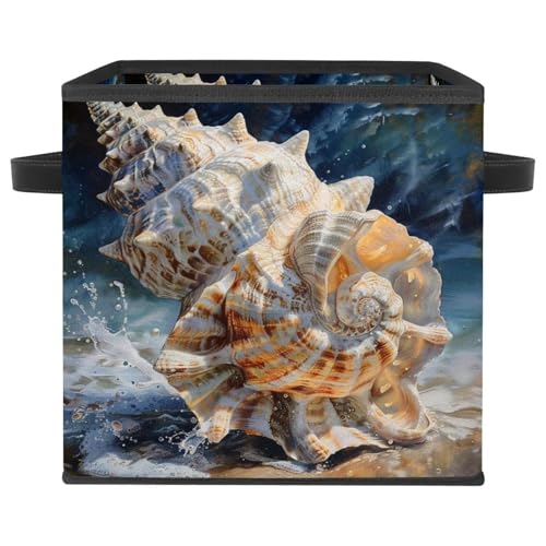 Boîte de rangement en forme de conque pour vêtements et placards - 2
