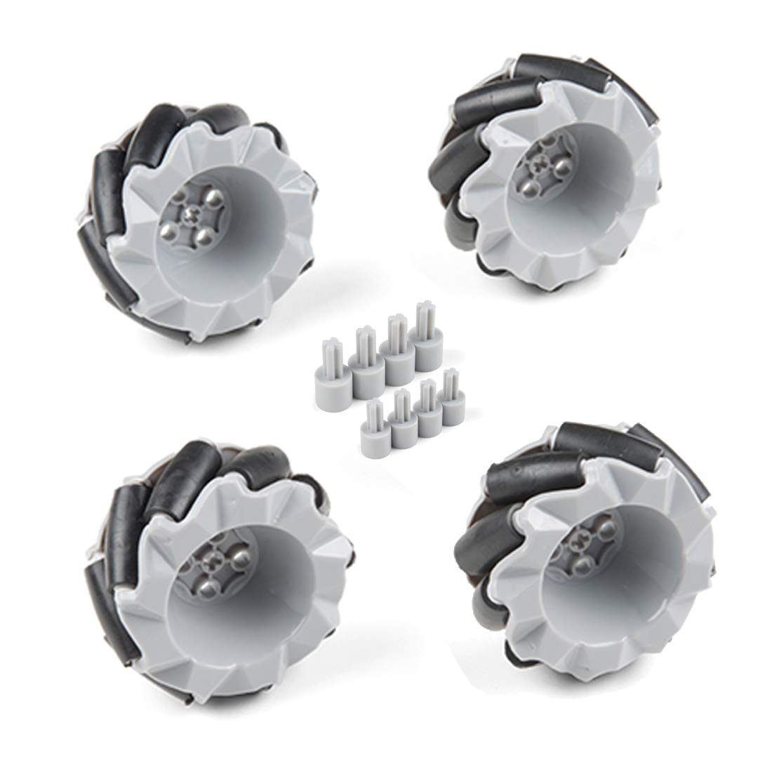 UniHobby 64mm Mecanum Wheels (4 Pack) - For Raspberry Pi, Arduino, TT Motor, N20 Motor Robot Projects - View #10