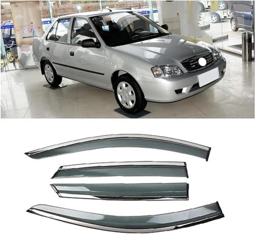Déflecteurs de vitre pour Suzuki Antelope 2009-2011 | Lot de 4 pièces
