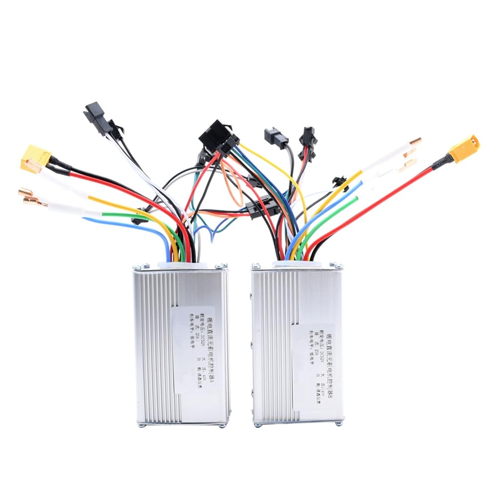 Controlador de motor eléctrico de 52 V 25 A 1200 W JP sin escobillas para scooter eléctrico A+B de doble accionamiento
