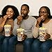 Dependable Industries inc. Essentials 3-Pack Retro Style Plastic Popcorn Containers – 7