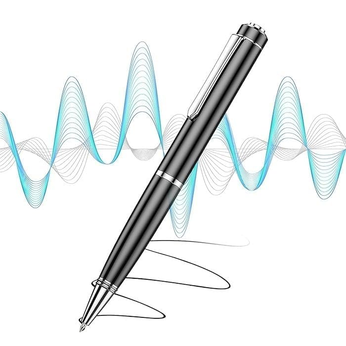 Image of FREDI HD PLUS Voice Recorder Device Pen Voice Recorder 128GB Support Digital Audio Recorder Portable USB One Touch Recording Clear Sound OTG for Meetings Lectures Interviews
