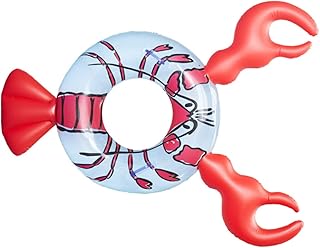 INOOMP Boia Crawdad Anel De Natação Lagosta Suprimentos De Natação Bóia Salva-Vidas Anel De Natação Lagosta Linha Flutuante Inflável Anel De Natação Inflável Anel De Natação Lagosta